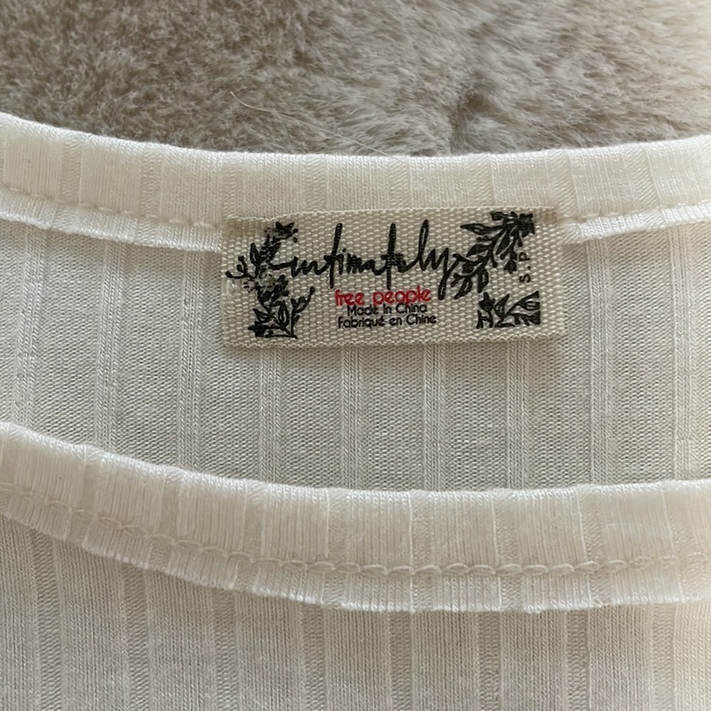 Free People Ribbed Crop Top - Picture 2 of 2